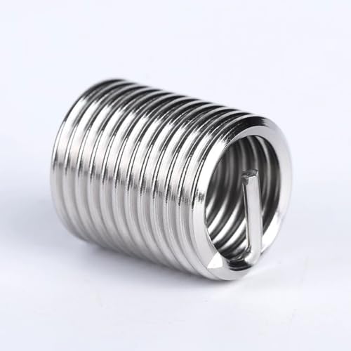 XunLiu 7/16-14 UNC 3D helical threaded inserts, 304 stainless steel, 20-piece set