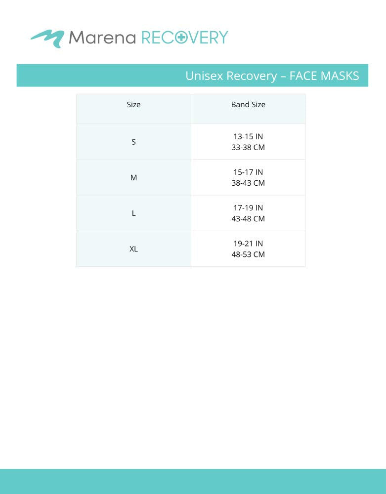 [Australia - AusPower] - MARENA Unisex Recovery Compression Chin Strap with Mid-Neck Coverage for Post-Op Mask Beige Medium (Pack of 1) 