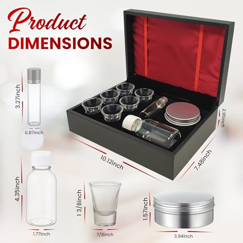Portable Communion Set for Travel, Home, and Wedding - Communion Kits for Home Visits Premium Communion Ware Set