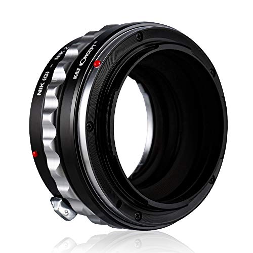 K&F Concept Lens Mount Adapter Compatible with G AF-S Mount Lens to Nikon Z6 Z7 Camera