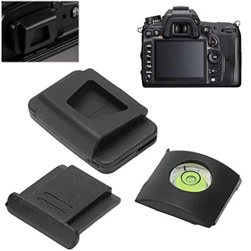 Hilitand Viewfinder Eyecup,DK‑5 Camera Eyecup Eyepiece Viewfinder Protector,with Cold Shoe Cover,for D7000,D3200,D3100,D5100,D5000,D90