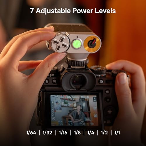 VILTROX 24W/s GN12 Retro Flash for Camera, 0.1-1.5s Recycle Small Flash
