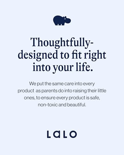 Lalo Starting Solids Kit, 4-Piece Non-Toxic Silicone Baby Feeding Set Oatmeal