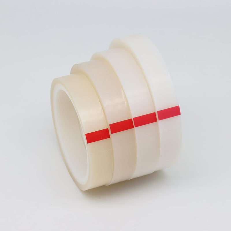 White Translucent PTFE Film Tape Adhesive PTFE Tape Sheets Pressure Sensitive Tape with Single Side Silicone Adhesive, 36 Yards(1 roll) (0.08mmT*13mmW*36Yards) 0.08mmT*13mmW*36Yards