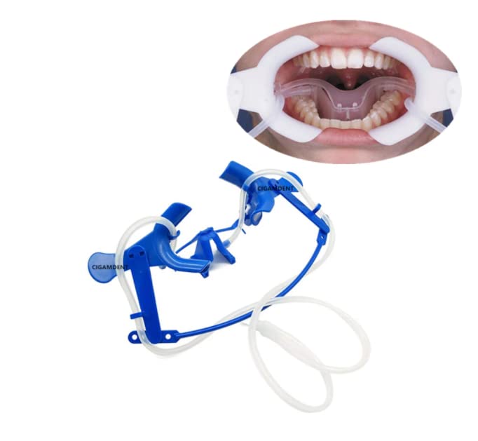 [Australia - AusPower] - Sino Dental Oral Dry Field System Nola Retractor,Orthodontic Teeth Whitening Cheek Retractor,Autoclavable Dental Mouth Opener,Disposable Dental Lip Cheek Retractor for Mouthguard (Blue) blue 