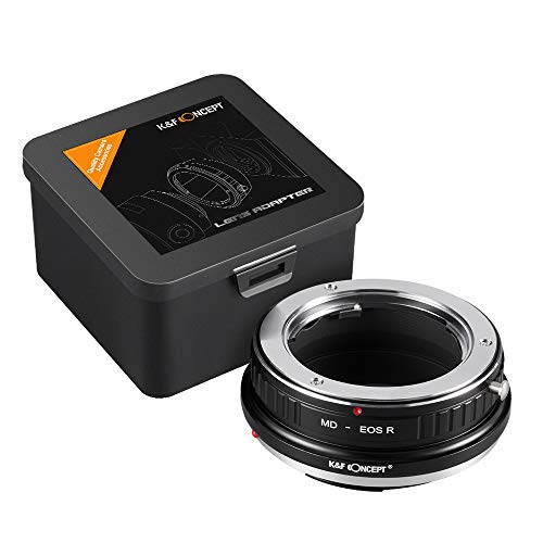 K&F Concept Lens Mount Adapter for Minolta MD MC Mount Lens to Canon EOS R Camera Body