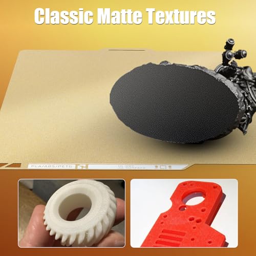 Textured PEI Printing Plate for Bambulab P2S, P2S PEI Build Plate Recognition with QR Code for Bambu Lab P1S P2S P1P A1 256 x 256 mm 3D Printer Platforms For P2S 257x257mm