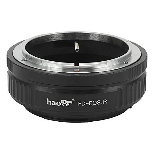 Haoge Manual Lens Mount Adapter for Canon FD Lens to Canon RF Mount Camera Such as Canon EOS R