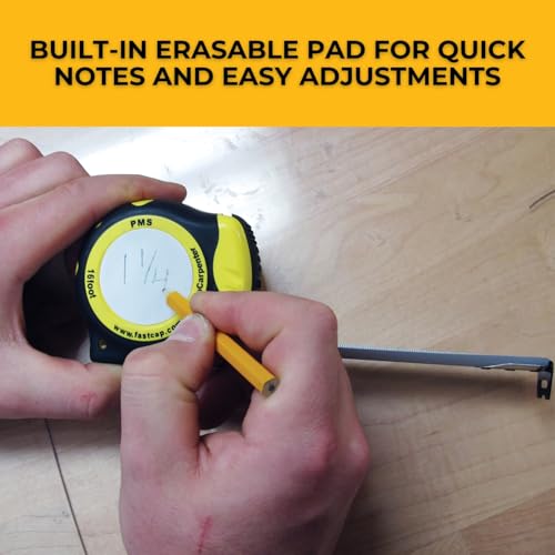 FastCap ProCarpenter 16-foot metric/standard tape measure with dual-unit markings and compact case