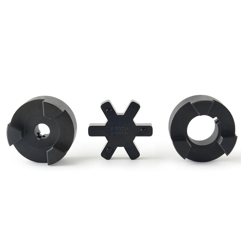 1/2" to 1" L090 3-Piece L-Jaw Coupling Set & Buna-N NBR Rubber Spider for Log Wood Splitter