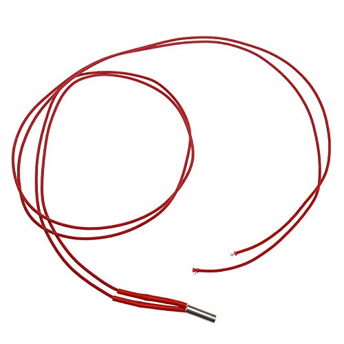 6pcs 24V Voltage 40W Power 6x20mm Cartridge Heater with 1m Cable Single-head Heating Tube For 3D Printer