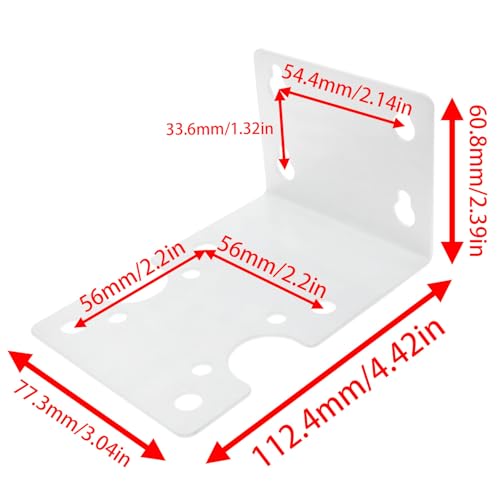 FINBe 1.7 mm heavy-duty metal water filter housing bracket wall mount