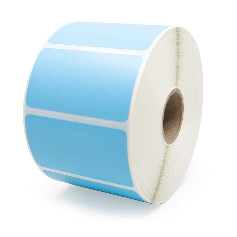 Zebra Blue Barcode Labels 2.25" x 1.25" (LV-522-125B)