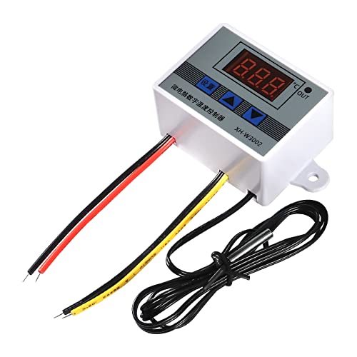 AEDIKO XH-W3002 12V digital temperature controller LED thermostat relay switch module, 4-piece set