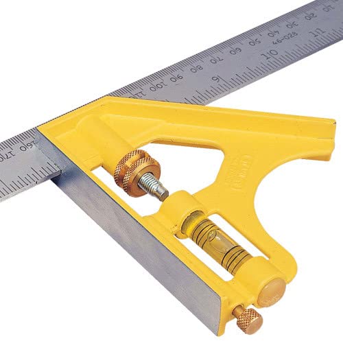 STANLEY 2-46-028 Combination Die Cast Square, 300mm/ 12'' 1 Multi-colour