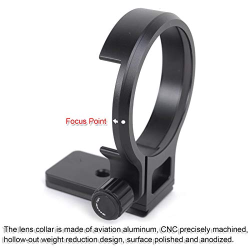 iShoot Improved 82mm Lens Collar Tripod Mount Ring for Sony FE 70-300mm f/4.5-5.6 G OSS Lens SEL70300G, Built-in ARCA-Swiss Fit Quick Release Plate for Arca Type Tripod Ball Head