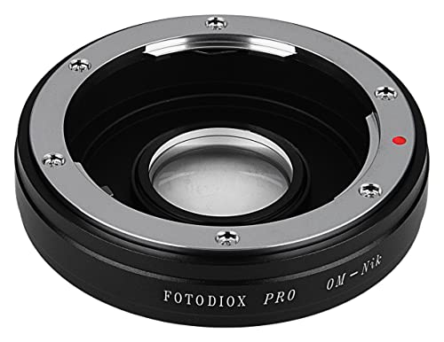 Fotodiox Pro Lens Mount Adapter - Olympus Zuiko (OM) 35mm SLR Lens to Nikon F Mount SLR Camera Body Olympus OM