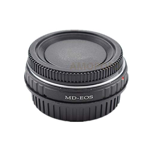 MD to EOS Adapter with Optical Glass,Compatible with Minolta MD MC Rokkor Lens to & for Canon EOS (EF, EF-S) Mount SLR Cameras 7D 550D 500D 1000D 60D 50D, 40D, 30D, 20D, 10D 5D etc Minolta MD to EOS adapter (with optical glass)