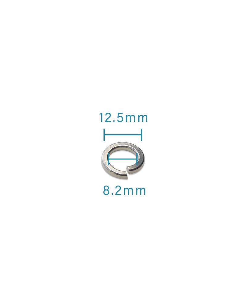 [Australia - AusPower] - M8 304 Stainless Steel Spring Lock Washers Pack of 100 M8 