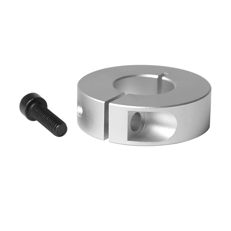 [Australia - AusPower] - 6mm Shaft Collar Aluminum Shaft Locking Collar, 6mm Bore Size, 20mm OD, with M4 Set Screw, 10mm Thickness (Pack of 4) 
