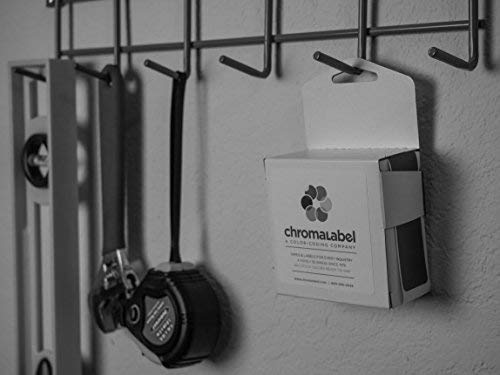 ChromaLabel 1 x 2.25 Inch Accounts Receivable Labels Collections Late Invoice Stickers, 250 Labels per Dispenser Box 1" x 2.25" Collections Kit