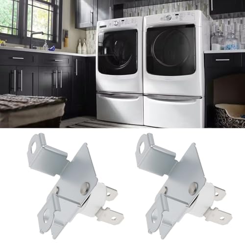 Create idea 2pcs Dryer Thermostat Thermal Fuse 40113801 Compatible with Whirlpool Compatible with Maytag