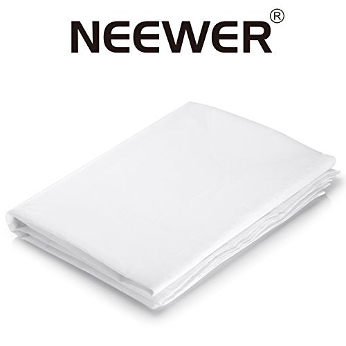 Neewer 12x5 feet/3.6x1.5 meters Polyester White Seamless Diffusion Fabric for Photography Softbox, Light Tent and DIY Lighting Modifier 1.5*3.6M