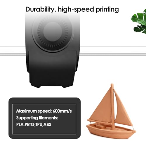 Ceramic Hotend Kit Replacement for Anycubic Kobra 3 Max, 3D Printer with 0.4mm Nozzle, 600 Mm/s Printing Speed, Supports PLA, PETG, TPU, ABS Filaments, High Strength Steel Heat Proof
