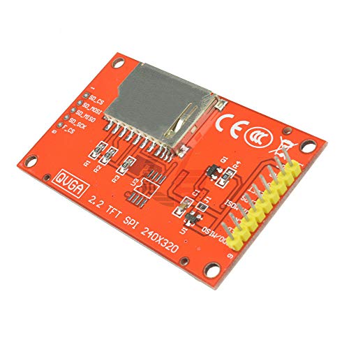 Hailege 2.2 Inch ILI9341 SPI TFT LCD Display 240 x 320 ILI9341 LCD Screen with SD Card Slot Raspberry Pi