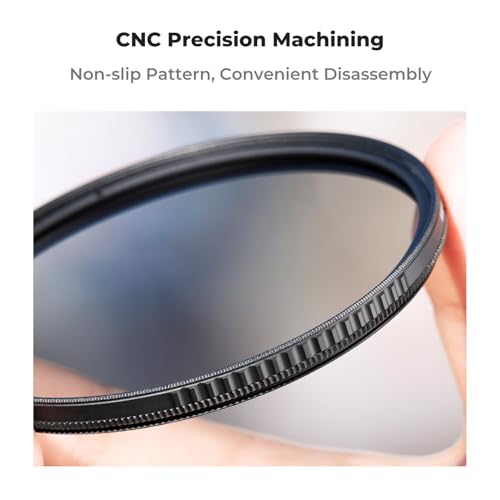 K&F CONCEPT 95mm Circular Polarizer Filter with Lens Cap 18 Multi-Coated
