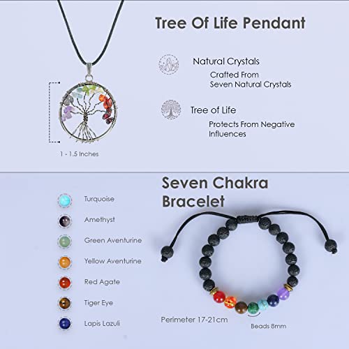 Crystals and Stone - Spiritual Gifts - Tourmaline Crystal - Crystal Tree - Gem Stones - Gemstone Tree - Hippy Gifts