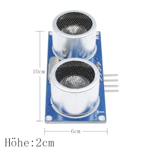 HC-SR04 Ultrasonic Module Distance Sensor for Arduino 3.3-5V Pack of 10 | Sensor module for distance measurement, DIY electronics, robotics projects and microcontroller applications