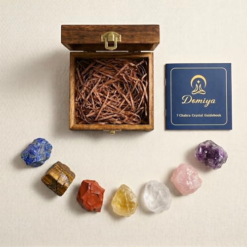 7 Chakra Healing Crystals Set for Meditation & Energy Alignment