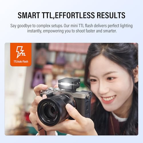 Godox iT20-R IT20R TTL Mini Flash for Ricoh GR III with Diffuser BLACK