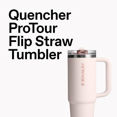 STANLEY Quencher ProTour Flipstraw Tumbler, 40 oz, Dried Pine 40 Ounces Dried Pine VRT