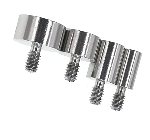 SUXING Flat Contact Points for Dial Digital Indicator Depth Gauge Thickness Gauge 4-48 UNF Thread (4-48UNF A Set) 4-48UNF A SET