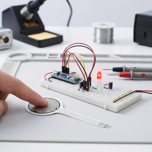 Force Sensing Resistance Thin Film Pressure Sensor Force Sensing Resistor MD30-60 0~30kg Diameter 30mm