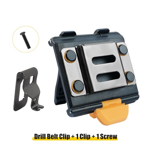 MELOTOUGH black tape measure holder and drill holster with tool belt clip for impact driver and measuring tape