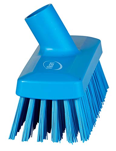 Vikan 70423 Compact Wall/Deck Scrub - Hard - Blue