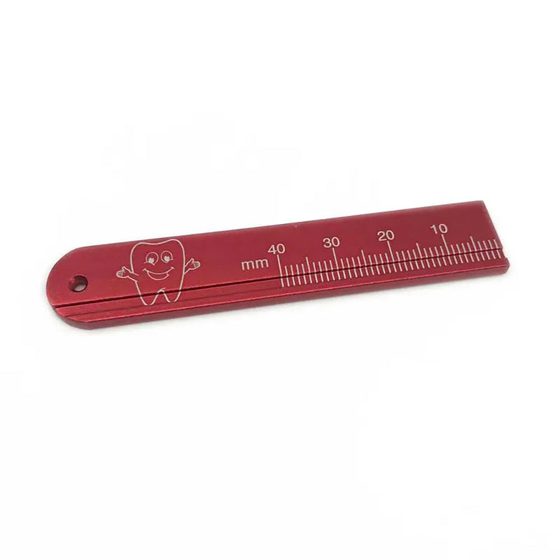 [Australia - AusPower] - 5pcs Dental Endo Rulers Span Measure Scale Endodontic Dentist Tools Materials Colorful 