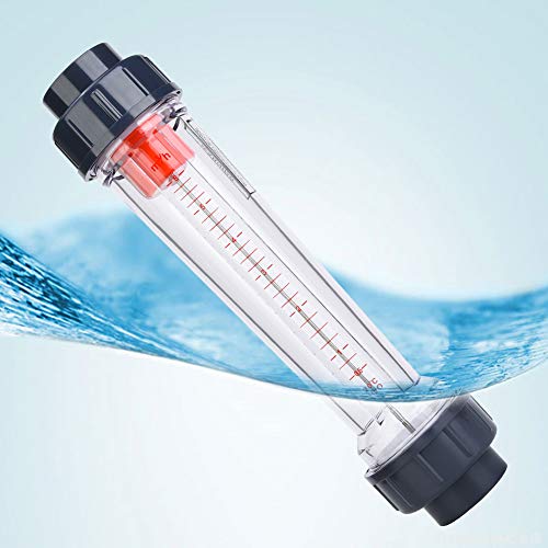 Liquid Flow Meter 0.6-6 m³/h High Precision ABS Pipe Flow Meter Inner Diameter 50 mm