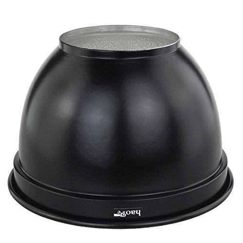 Haoge 7" Standard Reflector Diffuser with 60 Degree Honeycomb Grid for Balcar Alien Bees Alienbees Paul C Buff Einstein White Lightning Studio Light Strobe Monolight Flash