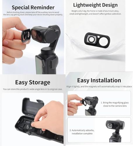 Wide Angle Lens for Insta 360 Luna Ultra