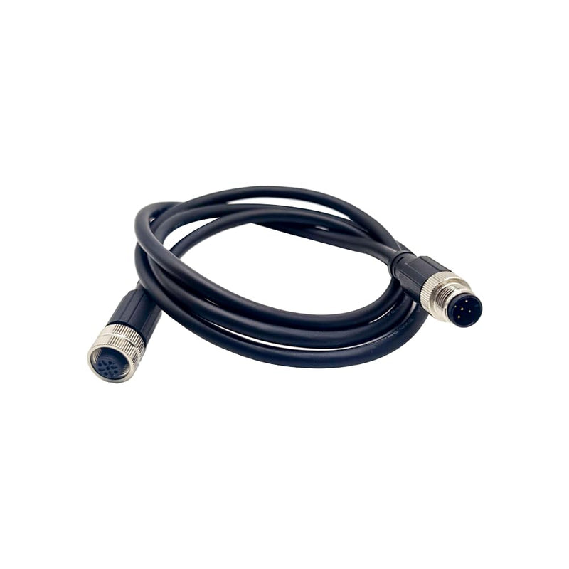 [Australia - AusPower] - M12 Connector 5 Pin A-Code Female to Female Double Ended Cable 1M/3.3ft 5 Pin A-Code Female to Female 1M/3.3ft 