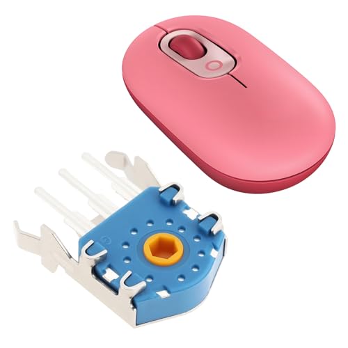 ECSiNG Mouse Wheel Encoder Compatible with TTC Core, Diameter 1.74mm, Positioning Torque, 20-40gf, Mouse Scroll Sensor, 4 Pack 8mm