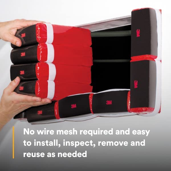 [Australia - AusPower] - 3M Fire Barrier Pillows FB369, Large Size, Self-Contained, Intumescent, Re-enterable, Re-Useable, 3 in x 6 in x 9 Inch 3 in x 6 in x 9 Inch, 