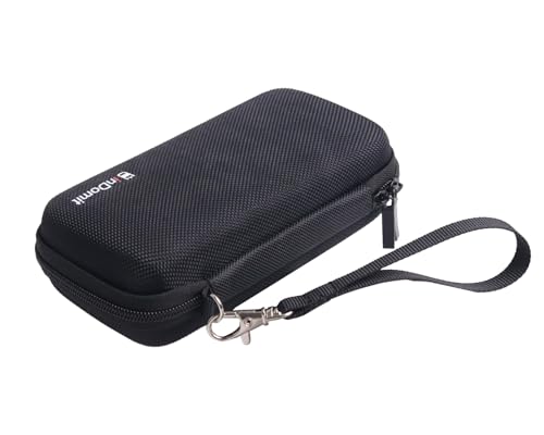 inDomit black protective travel case for Sam and Colby XPLR Spirit Box EMF meter, case only
