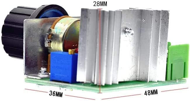 [Australia - AusPower] - 2Pcs AC PWM Motor Speed Controller AC 110-220V to 50-220V 25A 2000W?It can use to such as electric stove, water heater tune thermal, lighting dimmer, small motor speed, electric iron thermosta 