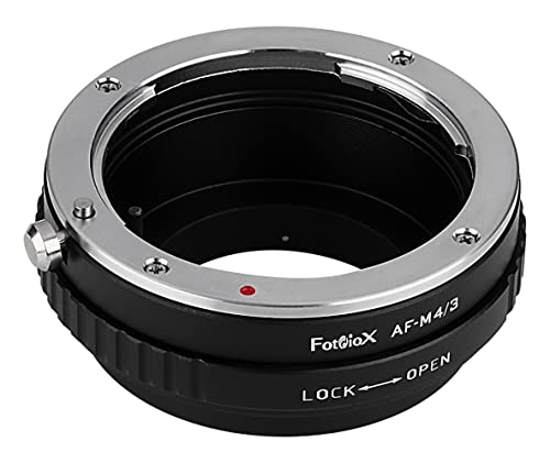Fotodiox Lens Mount Adapter w/Built-in Aperture Control Dial - Compatible with Sony A-Mount (Minolta AF) Lenses to fit Micro Four Thirds (MFT) Mount Mirrorless Cameras
