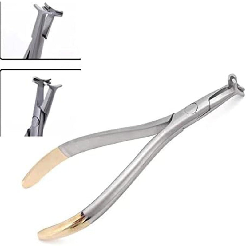 [Australia - AusPower] - Dental End NiTi Bending Plier Orthodontic Pliers Instrument Arch wire Distal End Back bend Forceps Stainless Steel Dentist Tool 